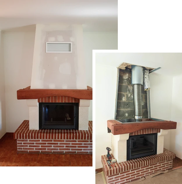 cheminées traditionnelle à Bonny-sur-Loire et Lorris dans le Loiret 45